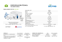 Nebulizador a pistón Pixel N30 Silfab niños y adultos en internet