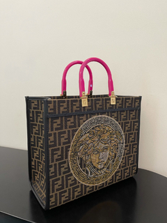 Bolsa Sunshine Fendi x Versace - Itália Bolsas