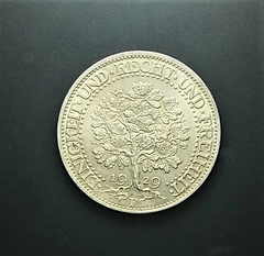 Alemanha 5 reichsmark, 1929 Letra F KM#56