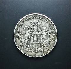 Império Alemão 5 marcos, 1875 KM# 598 - comprar online
