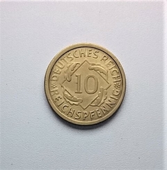 Alemanha 10 reichspfennig, 1924J KM# 40 - comprar online