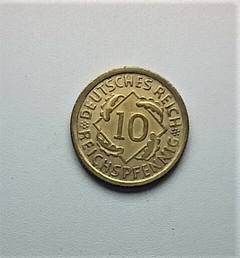 Alemanha 10 reichspfennig, 1936D KM# 40 - comprar online