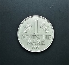 Alemanha 1 marco, 1957 KM# 110