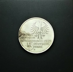 Alemanha 5 marcos, 1974 KM# 139