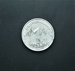 Alemanha - RDA 1 pfennig, 1949 KM# 1