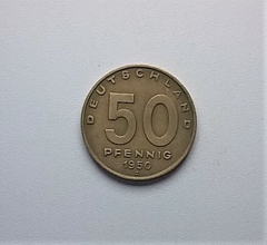 Alemanha - RDA 50 pfennig, 1950 KM# 4