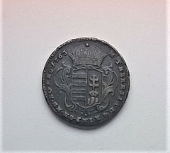 Hungria 1 denar, 1763 KM# 375
