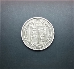 Reino Unido 1 shilling, 1887 KM# 761