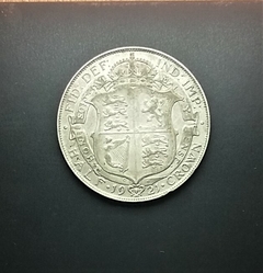 Reino Unido ½ coroa, 1921 KM# 818a