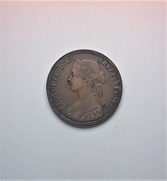 Reino Unido ½ pence, 1860 KM# 748 - comprar online
