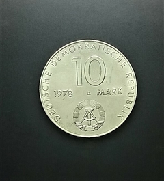 Alemanha - RDA 10 marcos, 1978 KM# 70