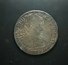 México 8 reales, 1796 Carolus IIII - KM# 109 - comprar online