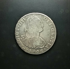 Bolívia 8 reales, 1806 Carolus IIII KM# 73.1 - comprar online