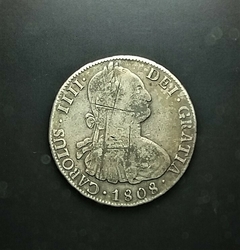 Bolívia 8 reales,1808 Carolus IIII KM# 73 - comprar online