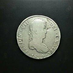 Bolívia 8 reales, 1824 Ferdinand VII KM# 84 - comprar online