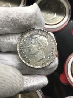 Canadá - 1 Dollar 1939 - Prata