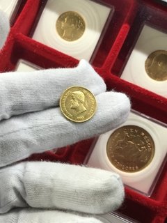 Brasil 5.000 Réis, Imp. Ouro 1855 D. Pedro II