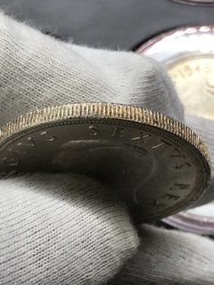 África do Sul - 5 Shillings - 1948 - prata na internet