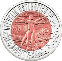 Austria - 25 Euro - 2011 - Bionik - Niobium
