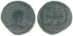 Roma Imp. - AE Numus - Valentinian II - 383-388DC - RIC IX 63a