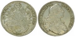 Alemanha - Bayern - Taler  1745 - Joseph Maximilian III - KM# 519.2