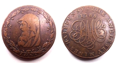Inglaterra - North Wales - 1/2 Penny Token 1791, D&H-387