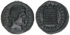 Roma Imp. - AE Follis. - Constantine I - 326-327DC - RIC VII 44r