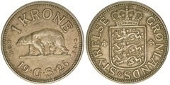 Groenlandia - 1 Krone - 1926 - KM# 8