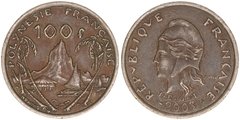 Polinesia - 100 Francs - 2003 - KM# 14