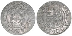 Livonia - 1/24 Thaler - 1624 - Gustav II Adolf - KM# 10&17