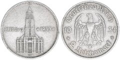 3o Reich - 2 Reichsmark - 1934 D - KM# 81