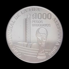 Uruguai - 1.000 Pesos Uruguaios - 2005 - Comemorativa Copa da Alemanha 2006