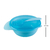 Bowl com tampa e colher Azul - comprar online