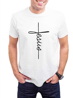 Camiseta Branca Unissex Jesus