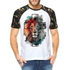 Camiseta Unissex Leão de Judá Cruz