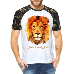 Camiseta Unissex Leão de Judá Dourado
