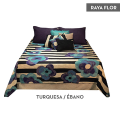 · Cubrecama Raya Flor · - comprar online