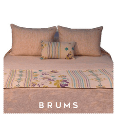 . Pie de cama Folk . - brums