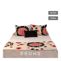 . Pie de cama + 2 fundas de almohadón Heloisa . - tienda online