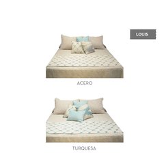 . Pie de cama + 2 fundas de almohadón Louis . - tienda online