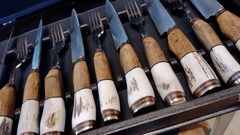 Caja de set de 6 (seis) cuchillos y tenedores combinados - comprar online