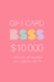 GIFT CARD BSSS