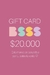 GIFT CARD BSSS - Bsss