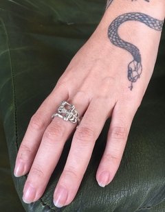 Anillo ESQUELETO Plata