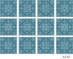 Vinilo Impreso Laminado para azulejos - Troquelados Listos para Instalar. 12 u 15x15cms. Plastificados. Resistentes al agua - comprar online