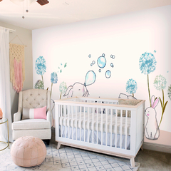 Mural decorativo. Vinilo Impreso Laminado Autoadhesivo. BEBES