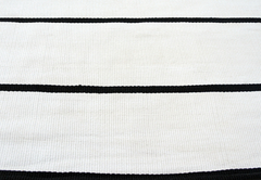 Kilim Enjoy Stripes White & Black 009 en internet