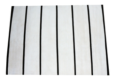 Kilim Enjoy Stripes White & Black 009