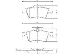 Pastilha Diant/ Tras Bosch Volvo C30 07/12 Ford Focus 09/... - buy online