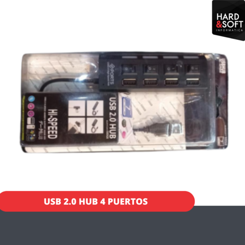 USB 2.0 HUB 4 PUERTOS